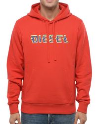 DIESEL - Logo Regular Hoodie - Lyst