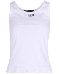 ROTATE BIRGER CHRISTENSEN - Round Neck Logo Tank Top - Lyst