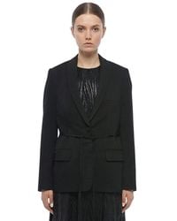 Stella McCartney - Solid Shawl Lapel Blazer - Lyst