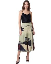 DSquared² - Printed Midi Skirt - Lyst