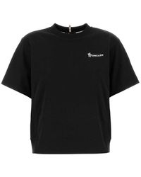 Moncler - Cotton T-Shirt - Lyst