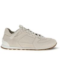 Brunello Cucinelli - Suede Sneakers - Lyst