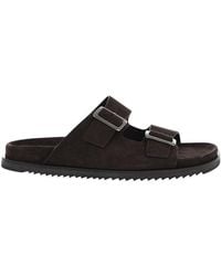 Corneliani - Suede Sandals - Lyst