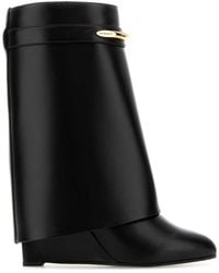 Givenchy - Solid Heeled Boots - Lyst