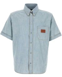 Fendi - Chambray Shirt - Lyst