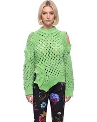 Stella McCartney - Knitted Crew Neck Sweater - Lyst