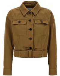 Saint Laurent - Canvas Jacket - Lyst