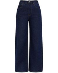 Ganni - Straight Leg Jeans Organic Cotton - Lyst