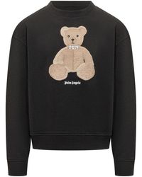 Palm Angels - Graphic Crew Neck Sweatshirt - Lyst