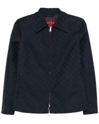 Gucci - Logo Shirt Collar Blazer - Lyst
