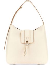 Hogan - Leather Hobo Bag - Lyst