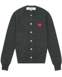 Comme des Garçons - Wool Cardigan With Heart - Lyst