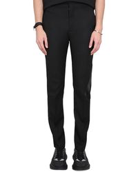 McQueen - Flat Front Pants - Lyst