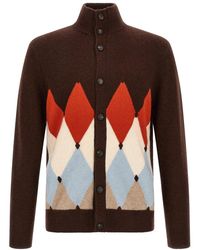 Ballantyne - Turtle Neck Cardigan - Lyst