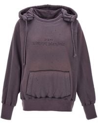 Maison Margiela - 'Logo Reverse' Hoodie - Lyst