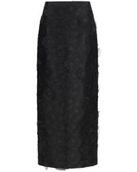 Max Mara - Adepto Long Silk Skirt - Lyst