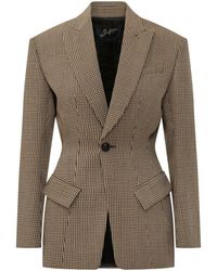 The Seafarer - Houndstooth Notched Lapel Blazer - Lyst