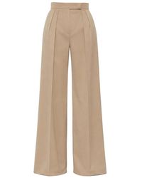 Max Mara - Flared Pleated Pants - Lyst