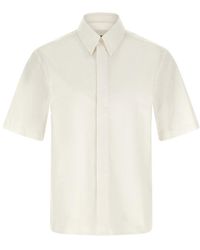 Jil Sander - Logo-Embroidered Cotton Poplin Shirt - Lyst