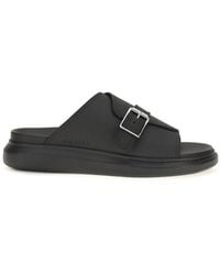 McQueen - Leather Sandals - Lyst