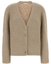 The Row - Knitted V-Neck Cardigan - Lyst