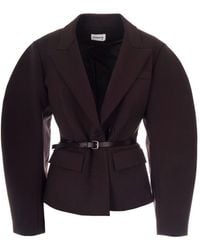 P.A.R.O.S.H. - Double-Breasted Virgin Wool Blazer - Lyst