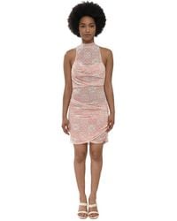 Off-White c/o Virgil Abloh - Mock Collar Mini Dress - Lyst