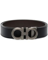 Ferragamo - Reversible Gancini Hook Belt - Lyst