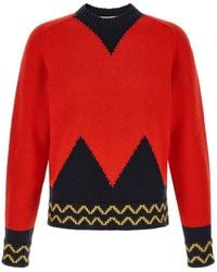 Marni - Geometric Intarsia Sweater - Lyst