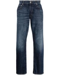 Department 5 - Stonewashed Straight Leg Denim Jeans - Lyst