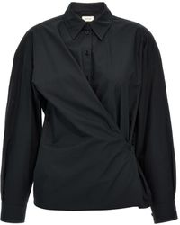 Lemaire - 'Straight Collar Twisted' Shirt - Lyst