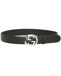 Gucci - Signature Logo Buckle Belt - Lyst