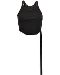 Rick Owens - Cropped Tank Top - Lyst