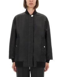 Sportmax - Solid Mock Collar Jacket - Lyst