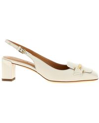 Tod's - 'Cuoio T' Slingback - Lyst