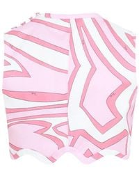 PUCCI - Abstract Round Neck Top - Lyst