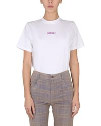 McQ - Logo Crew Neck T-Shirt - Lyst