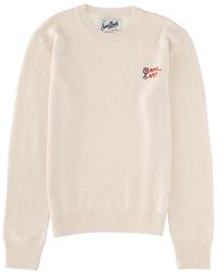MC2 Saint Barth - Embroidered Crew Neck Sweatshirt - Lyst