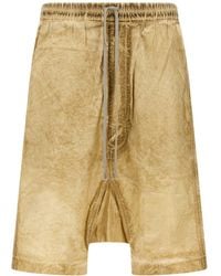 Rick Owens - 'Drawstring Pods' Bermuda Shorts - Lyst