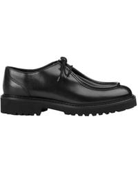 Doucal's - Solid Lace Ups Shoes - Lyst