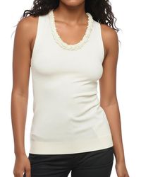 Jil Sander - Embellished Round Neck Top - Lyst