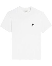 Ami Paris - Ami De Coeur Cotton T-Shirt - Lyst