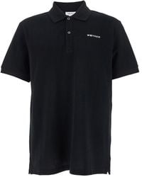 McQueen - Solid Shirt Collar Polo - Lyst