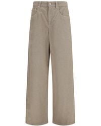 Brunello Cucinelli - Straight Flat Front Pants - Lyst