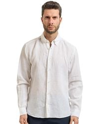 BOSS - Regular Solid Shirt - Lyst