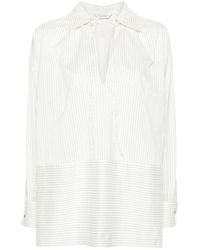 Max Mara - Cotton And Silk Blend Tunic - Lyst