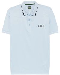BOSS - Light Shirt Collar Polo - Lyst