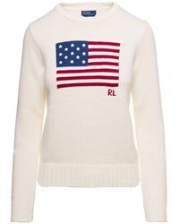 Polo Ralph Lauren - Graphic Crew Neck Sweater - Lyst
