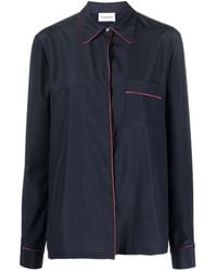 P.A.R.O.S.H. - Seam-Detail Button-Up Shirt - Lyst