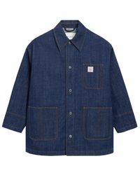 Ami Paris - Solid Shirt Collar Jacket - Lyst